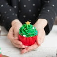 thumbnail image 5 of 300Pcs Christmas Foil Cupcake Liners Red Green Gold Foil Metallic Cupcake Wrappers Muffin Liners for Christmas Holiday Party Supplies Table Decor, 5 of 7