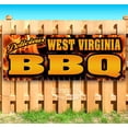 thumbnail image 1 of W. Virginia BBQ 13 oz Vinyl Banner With Metal Grommets, 1 of 4
