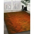thumbnail image 2 of Ahgly Company Indoor Square Patterned Mahogany Brown Area Rugs, 3' Square, 2 of 6
