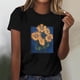 thumbnail image 2 of Tops Cortos para las Mujeres Blusas Impresas Manga Corta Cuello Redondo, Tops de Blusa para las Mujeres Primavera Verano Casual, 2 of 4