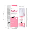 thumbnail image 3 of Clean 100ml Eyelash Shampoo, Eyelash Cleaning Bubble Mousses, Eyelash Cleanser Gentle And Non Irritating, 3 of 5