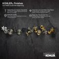 thumbnail image 2 of Moldura de válvula de transferencia Kohler T27042-3-BL OCCASION™, negro mate, 2 of 3