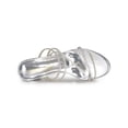 thumbnail image 4 of BLISSFUL STEP Sandales à Talon Bloc en Strass Argent pour Femmes 6, 4 of 8