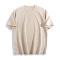 thumbnail image 2 of Giffimy Women's Apricot Minimalist Rose Sketch Vintage Washed T-Shirt Short Sleeve Relaxed Fit Top, 2 of 6