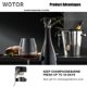 thumbnail image 4 of Tapones para Botellas WOTOR para Champagne y Vino de Acero Inoxidable, Paquete de 8, 4 of 7