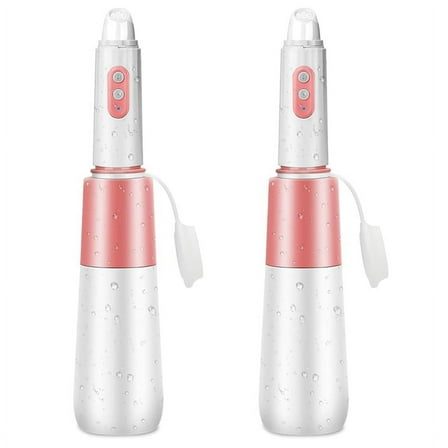 2X Portable Bidet, Travel Bidet, Rechargeable Portable Bidet, Mini Handheld Portable Bidet Sprayer with Travel Bag Pink