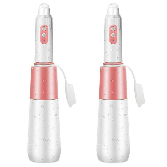 2X Portable Bidet, Travel Bidet, Rechargeable Portable Bidet, Mini Handheld Portable Bidet Sprayer with Travel Bag Pink