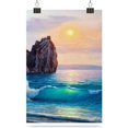 thumbnail image 7 of Poster Prints Wall Paper Art Decor sun ocean sea beach mountain 12x18 inch Photo Picture Poster for Home Bedroom Living Room Kitchen, 7 of 7