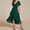03-Green, variant on Women's V Neck Chiffon Midi Dress Ruffle Short Sleeves High Low Hem Elegant Wedding Guest Party Cocktail Dress 16-Yellow XL