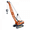 Orange, variant on Crane Truck Toy for Boys, 360° Rotating Construction Vehicle with Manual Lifting Arm for Kids 3-5 Christmas & Birthday Gifts