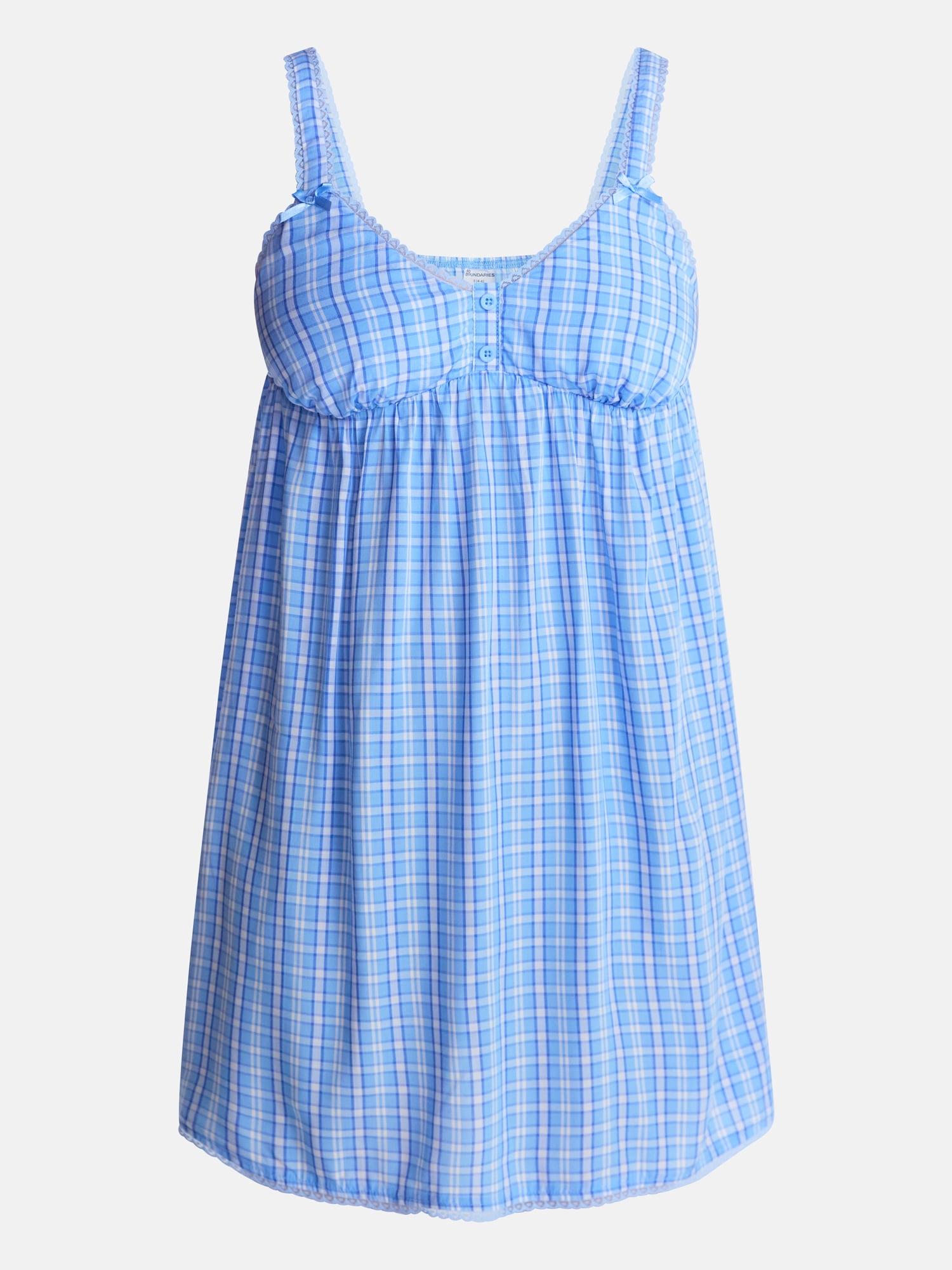 No Boundaries Woven Sleep Dress, Women's size XS - XXL