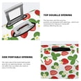 thumbnail image 5 of Lsque Strawberry Printed Luggage Cover, Travel Luggage Protector,Scratch and Dirt Resistant, Fits 18-32 Inch Luggage - X-Large, 5 of 9