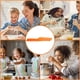 thumbnail image 4 of Bearachild Juegos de cocina para niños Real Beautiful Safe para ensalada de pan de frutas Bordes dentados Corte versátil Mangos ergonómicos Type3 NO3, 4 of 6