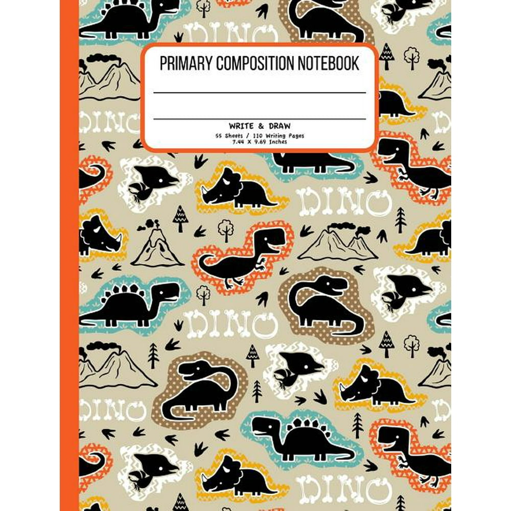 Primary Composition Notebook 55 Sheets / 110 Writing Pages 7.44 x 9.69