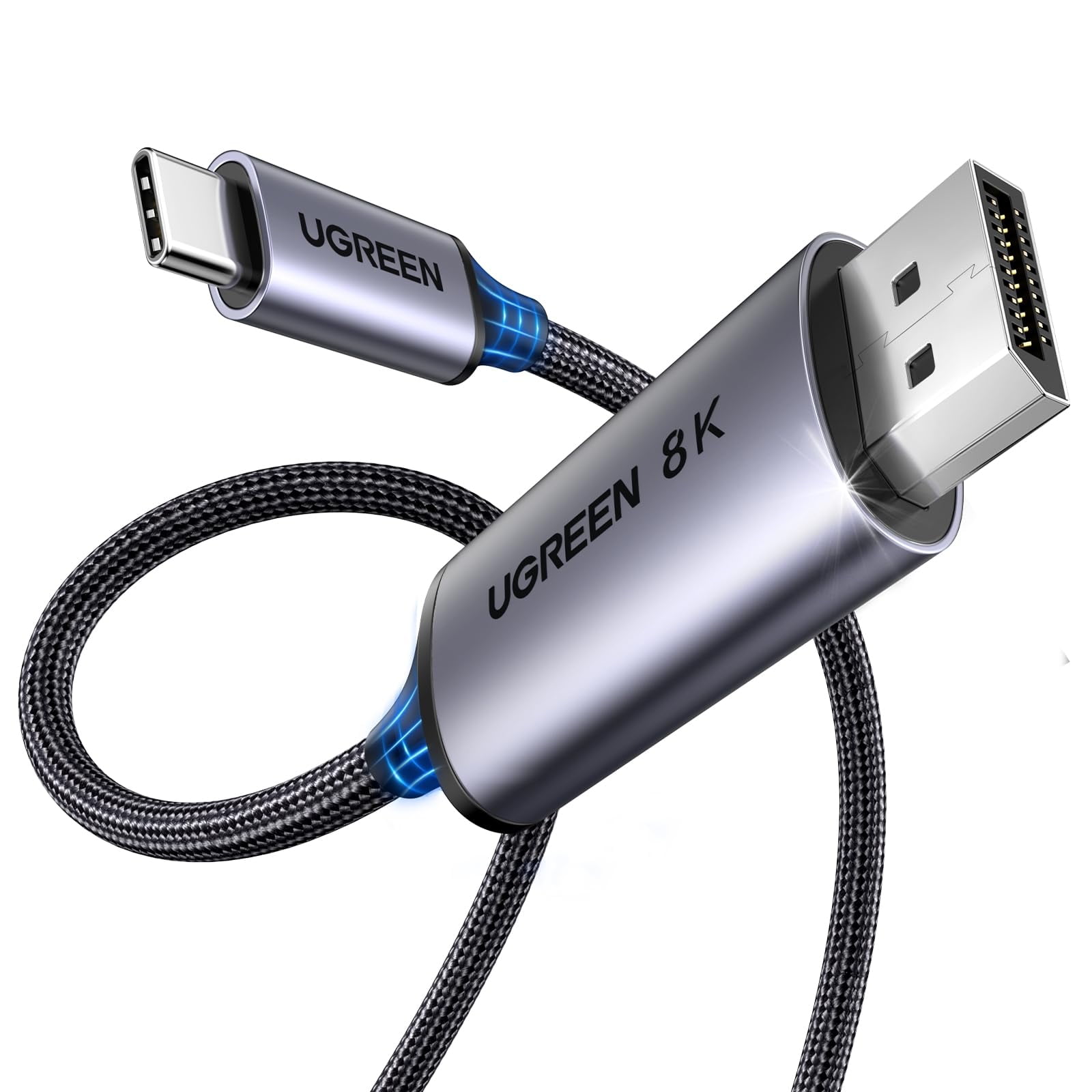 UGREEN Bidirectional USB C to DisplayPort Cable 8K@60Hz 4K