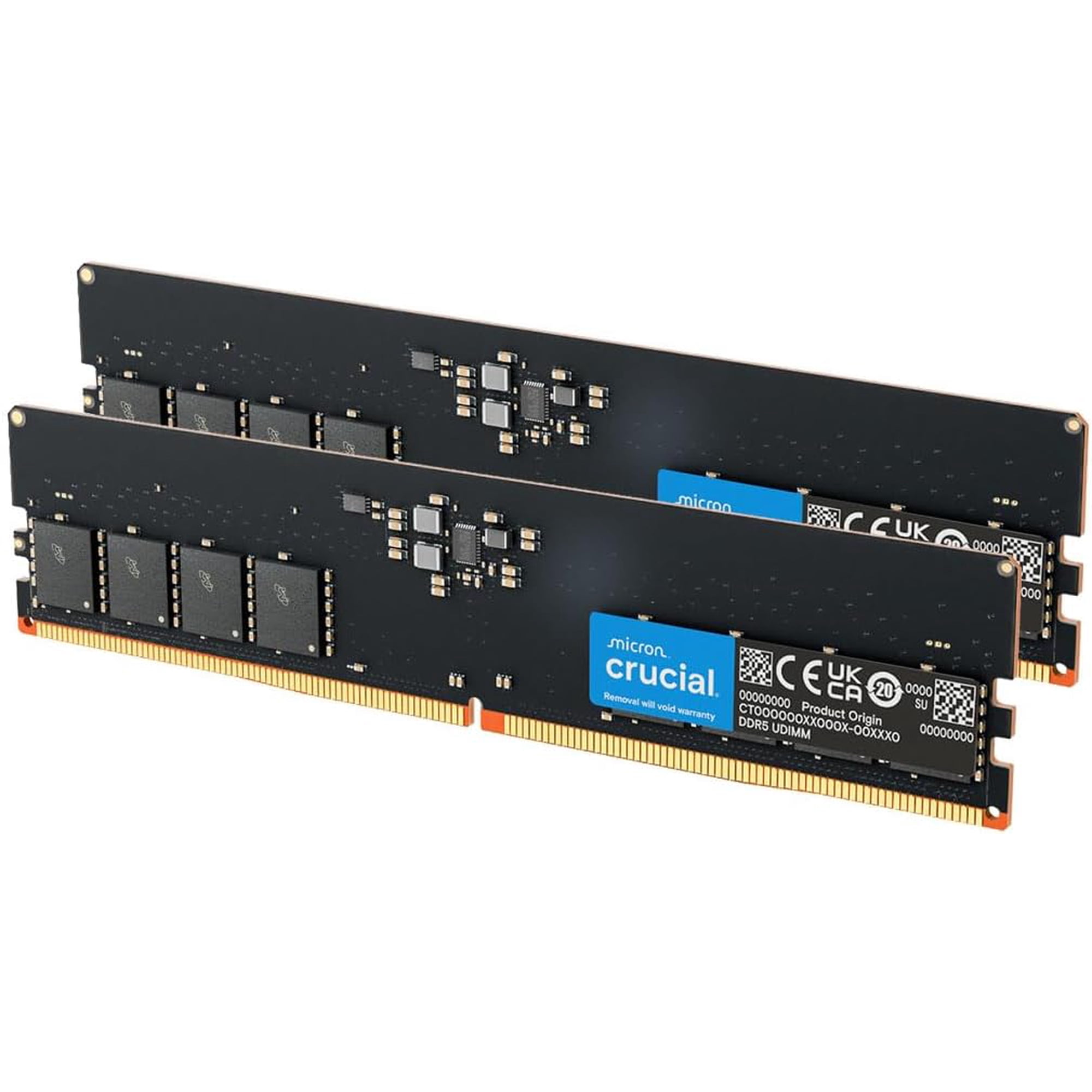 Crucial RAM Kit (2x16GB), 5600MHz (or 5200MHz) Desktop Memory, Compatible with Intel & AMD