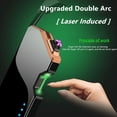 thumbnail image 3 of Electric Lighter Gift, USB Rechargeable Lighter Double Arc Electric Lighter with LED Windproof Lighter Electric Flameless Lighter Candle Lighter Christmas Men's Gift Lighters, 3 of 5