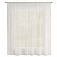 thumbnail image 2 of Cream Greek Key Sheer Curtains 54 Inches Long, Geometric Greece Ancient Farmhouse Geo Light Filering Curtains, Breathable Simi Curtain Privacy Drapes for Kitchen Bathroom Small Window Treatment, 2 of 9