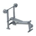 thumbnail image 2 of Bunblic 1/20 Exercise Equipment Model Mini Sports Decoration DIY Craft Workout Equipment Model for Model Train Layout Miniature Scene Squat Barbell rack, 2 of 8