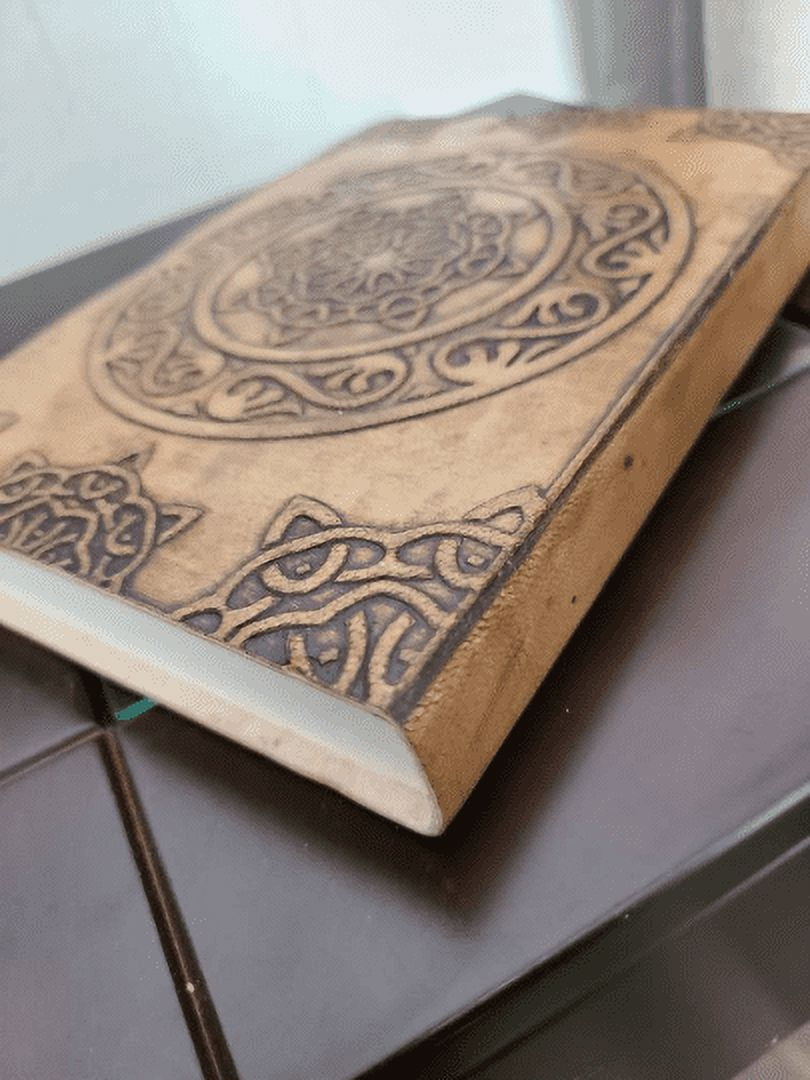 Status Co. Mandala Leather Book Journal, Leather Book Journal, Mandala Notebook, Leather Notebook, Leather Mandala Journal, Mandala Writing Journal