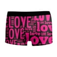 thumbnail image 4 of Mens Red Lip Boxers Funny Novelty Underwear Valentine's Day Comfort Breathable Soft Underpants Purple XXL, 4 of 4