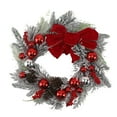 thumbnail image 2 of Corona Artificial Navideña, 45 cm Decoraciones de Coronas Navideñas de 18 Pulgadas Ornamentales para la Puerta Delantera, 2 of 7