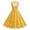 #140-Yellow, variant on Women's Bow Detail Sleeveless Dress Vintage Floral Print Round Neck Casual A Line Midi Dress Classical Style Soft Comfortable for Spring Summer Daily Gift