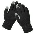 thumbnail image 2 of D GROEE 1 Pair Lightweight Running Gloves Warm Gloves Mittens Knitted Women Men Gloves Cycling Bike Sports Compression Gloves for Autumn Winter, 2 of 8
