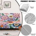 thumbnail image 4 of Xoenoiee Boho Mandala Flower Pattern Futon Slipcover Armless Sofa Cover Stretch Furniture Protector for Foldable Couch Bed With Elastic Bottom for Living Dining Room, 4 of 7