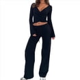 thumbnail image 1 of Top de Pilates para Mujer, Top de Yoga, Top de Ballet con Cuello en V, Larga, para Entrenamiento, Balletcore, Chica Limpia. Negro S, 1 of 9