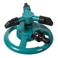 thumbnail image 1 of Aspersor de jardín de plástico de 3 brazos, sistema de riego giratorio automático para césped, sistema de riego al aire libre Yuarrent HA7654-00B, 1 of 6