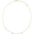 thumbnail image 2 of 14K Yellow Gold Polished AMOR Necklace with Lobster Clasp. Total length 18" with jump ring at 16". Chain, 2 of 5