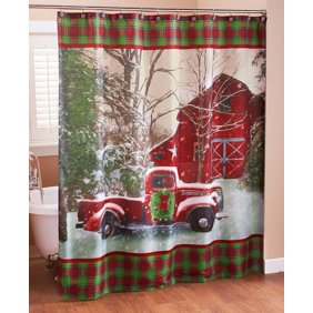 Home Sweet Home Fabric Shower Curtain Country House Primitive Home