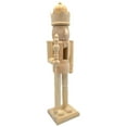 thumbnail image 5 of yotijay Christmas Craft Nutcracker Wooden Nutcracker Figurine Unfinished Wood Nutcracker C, 5 of 9
