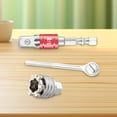 thumbnail image 6 of Socket Wrench, Adjustable Socket for 3/8" Ratchet and Power Drill, 10-19mm & 3/8"-3/4" Self-Adjusting Socket Set,Automotive Repair, Home Improvement, Workshop Tool Kit(1 silver colored pole), 6 of 7