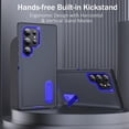 thumbnail image 5 of KOMI for Samsung Galaxy S24 Ultra Case for Samsung S24 Ultra Phone Case with Built in Kickstand, Shockproof/DropProof Military Grade Protective Cover for Galaxy S24 Ultra 5G Dark Blue/Sapphire, 5 of 5