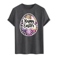 thumbnail image 4 of Weiqiqre Mens T Shirts Easter Day Shirts Bunny Rabbit Letter Printed T-Shirt Short Sleeve Graphic Tee Tops, 4 of 4