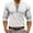 White, variant on Mens Shirt Lace Up Hollow Crochet Stand Collar Drawstring V-Neck Stretch Casual Blouse Tops