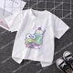 thumbnail image 1 of Camiseta de Sanrio para niños, camiseta Kawaii, ropa informal de dibujos animados de Hello Kitty Cinnamoroll, camisetas de Anime, ropa para niños para niñas xuanjing  unisex, 1 of 2