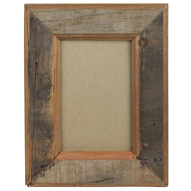homeroots Décor 394442 5x7 Cadre Vertical en Bois de Récupération Jumbo