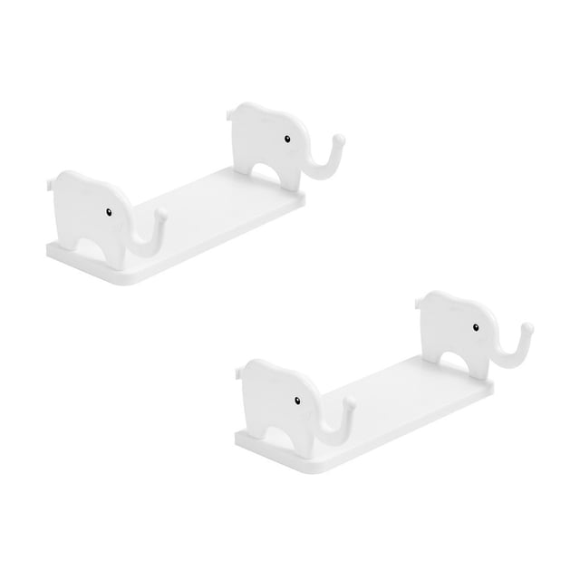 2PC Spoon And Lid Rest Kitchen Toilet Organizer Creative Shape Adhesive Drill Wall Storage Rack Practical Bathroom And Kitchen Decoration Suitable For Soap Bath Bottle Candle Holder White