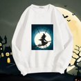 thumbnail image 1 of MKLEKYY Womens Sweaters Fall Ladies Fashion Witch Letter Printing Long Sleeve Sweater, 1 of 1