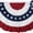 1Packs-3x6ft Bunting Flag, variant on Cruynt American Flag Bunting Flags Outdoor 3x6 Ft 3 Packs US Pleated Fan Flag Embroidered Stars USA Pleated Bunting for 250 Year Anniversary