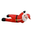 thumbnail image 3 of Papá Noel inflable navideño, figura inflable, novedosa decoración para exteriores de 5.9 pies con LED incorporado para patio, decoración navideña, 3 of 8