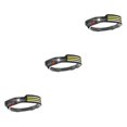 thumbnail image 3 of QualitChoice Lampe Frontale à Haute Luminosité avec Charge USB 350 Lm pour Pêche de Nuit, Torche Frontale Étanche, Lampe de Poche, Équipement de Plein Air, Blanc Rouge Jaune, Ensemble de 3, 3 of 6