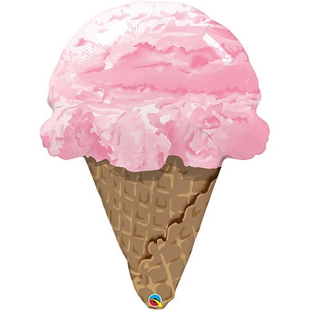 Ice Cream Cone Shaped Foil Balloon