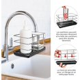 thumbnail image 3 of Portaesponjas de acero inoxidable 304. Los carritos para fregadero son muy elegantes y prácticos para ahorrar espacio en casa. El portaesponjas de cocina tiene un..., 3 of 5