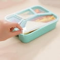 thumbnail image 6 of Pklyzj Bento Lunch Box, Reusable Stackable with 4 Compartment Meal Prep Containers for Kids and Adults, Food Storage Snack Containers with Transparent Lids for School, Work,and Travel, 6 of 6