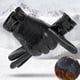 thumbnail image 5 of Hombres invierno cálido guantes pantalla táctil cómodo antideslizante PU impermeable a prueba de viento Regular Cola Guantes cálidos de invierno, 5 of 8
