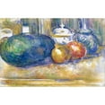 thumbnail image 3 of Cezanne, Paul 24x17 Black Modern Framed Museum Art Print Titled - Still-Life with a Watermelon and Pomegranates, 3 of 5